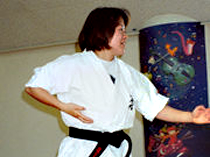 空手教室の様子