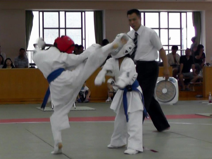 空手教室の様子